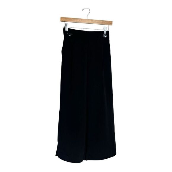 Zara Trf Wide Leg Trousers Size XS Ladies black - Picture 1 of 8
